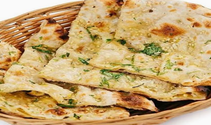 Cheese and Garlic Naan
