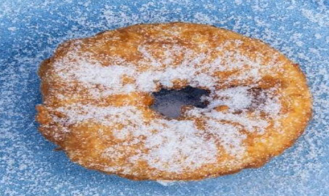 Pineapple Fritter with Sugar