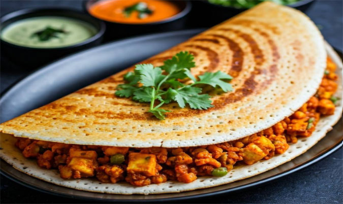 Chilli Paneer Dosa
