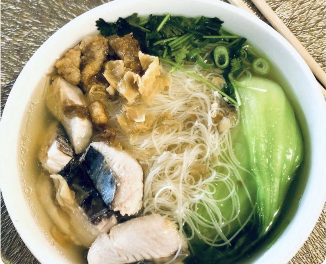 Fish soup vermicelli (Mee hoon)
