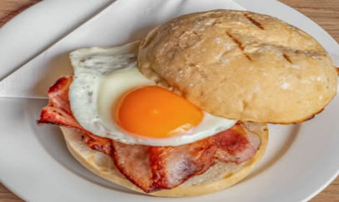 BACON AND EGG ROLL (GF, NF, V)