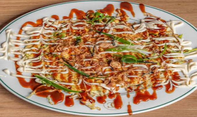 BBQ & MAYO OKONOMIYAKI (GF, V)