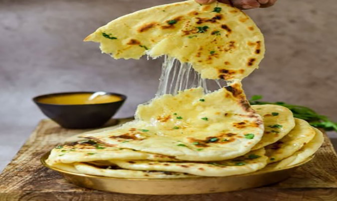 Tandoori Cheese Naan bread.