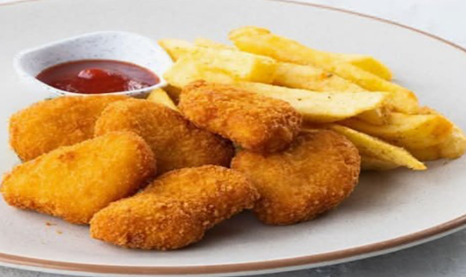 Chicken Nuggets and Chips