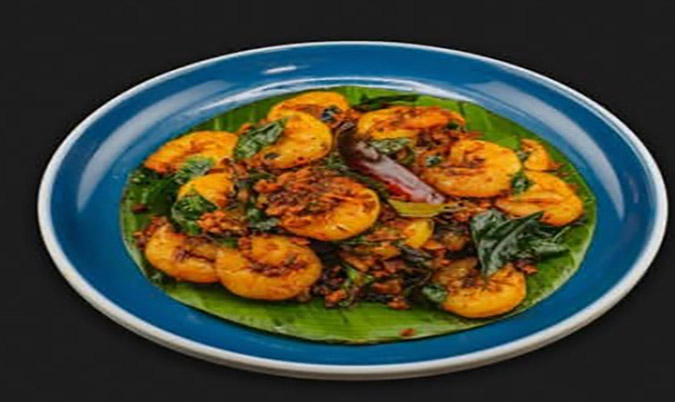 Prawns Coconut Fry
