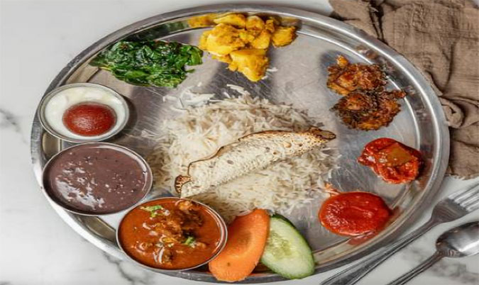 Chicken Thakali Thali Set