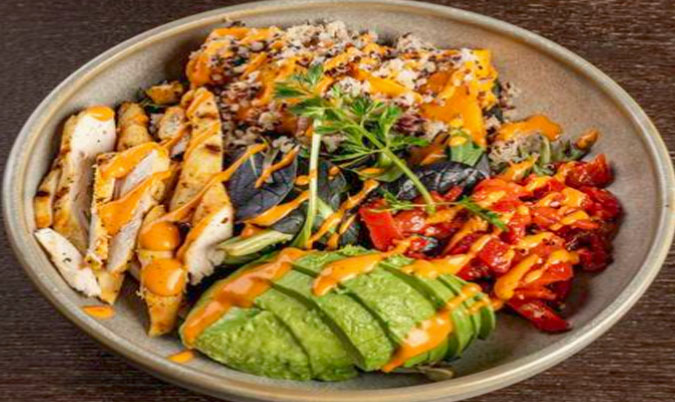 Chicken Buddha bowl