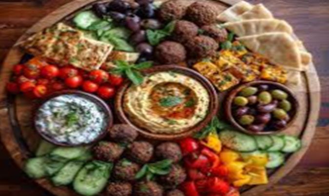Olive Tree's Manoush Platter