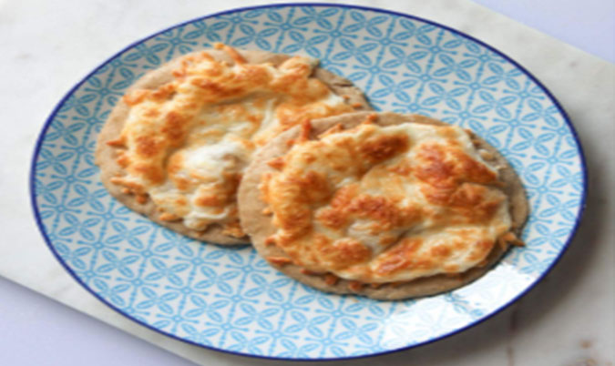 Cheese and Ketchup Lebanese Manoush