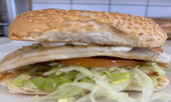 Grilled Fish Burger