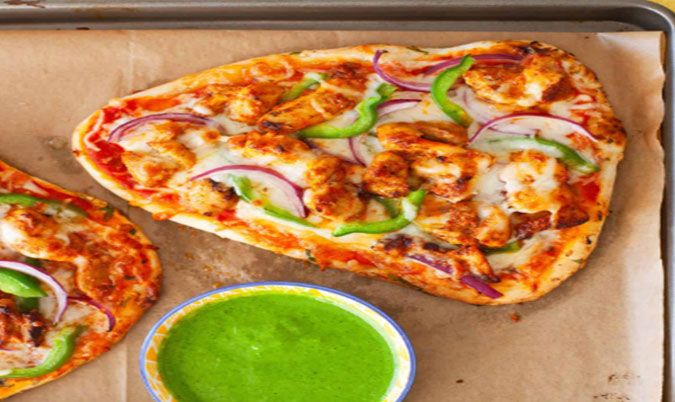 Chicken Pizza Naan