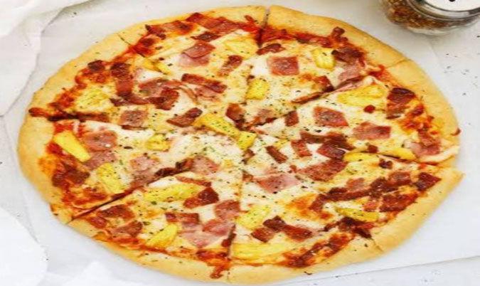 Ham and Pineapple Pizza
