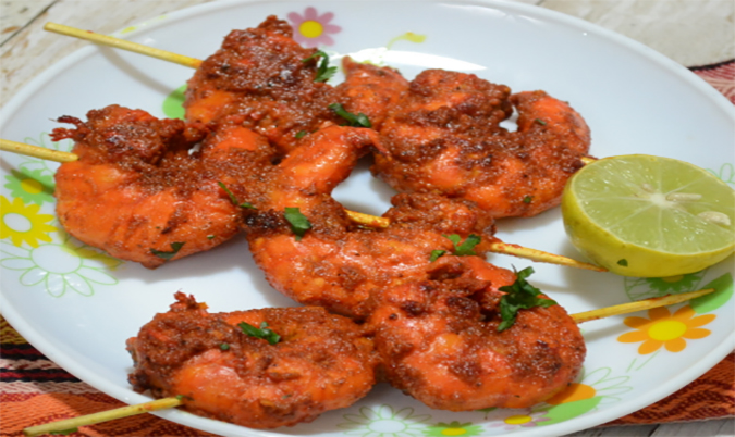 TANDOORI PRAWN (6 PCS)