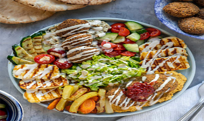 Falafel Kebab Plate