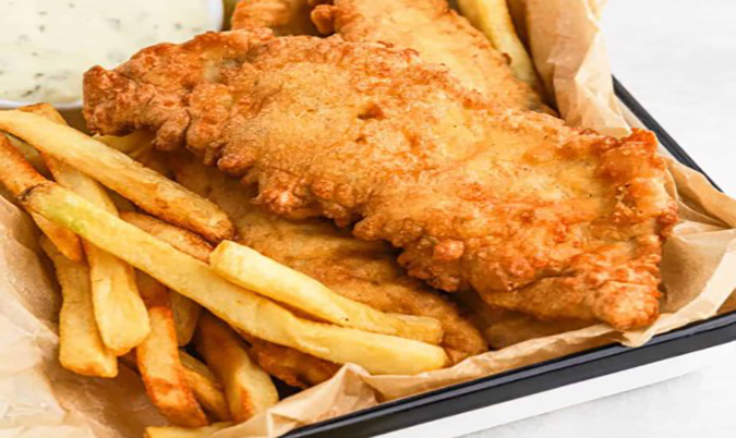 4 PIECE FISH & CHIPS