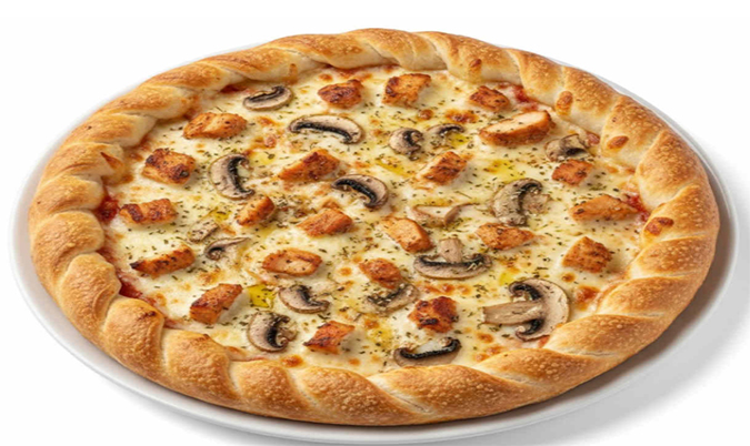 Large Chicken & Mushroom Pizza