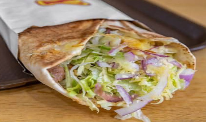 Beef Kebab Roll Combo