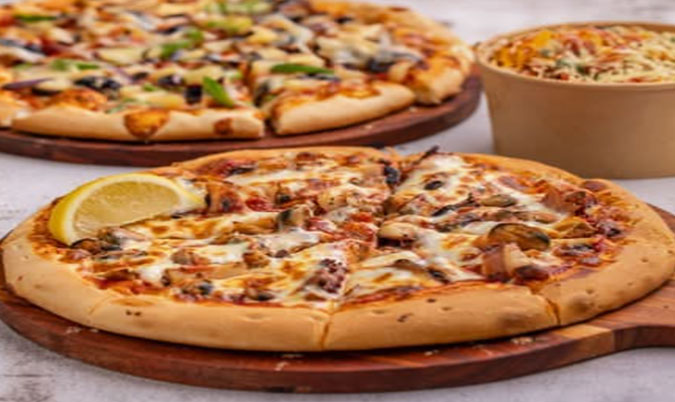 Seafood Basket Pizza