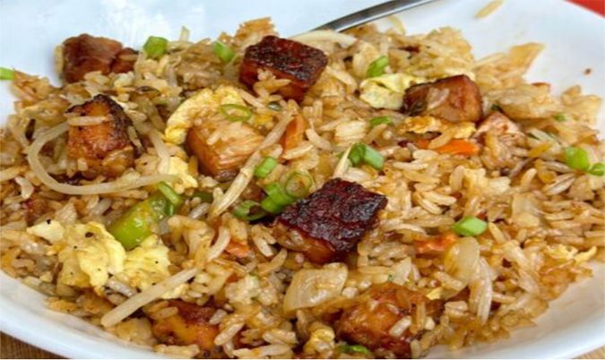 Crispy Pork Belly Fried Rice