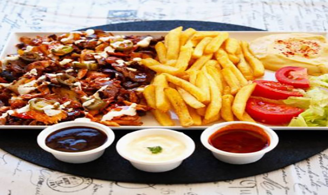 Chicken Kebab in a Plate