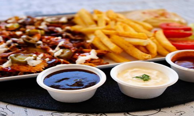 Doner Kebab in a Plate