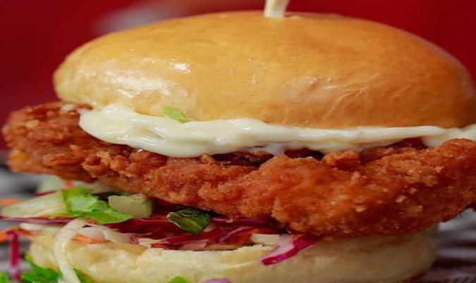 Classic chicken burger