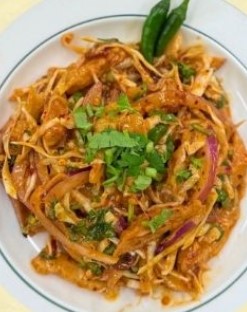 Burmese Fish Cake Salad
