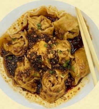 Dumplings In Mala Chili Oil