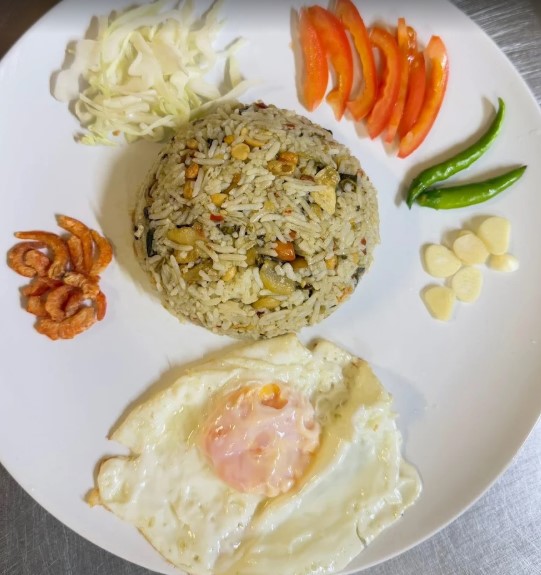 Tea Leaves Rice Salad