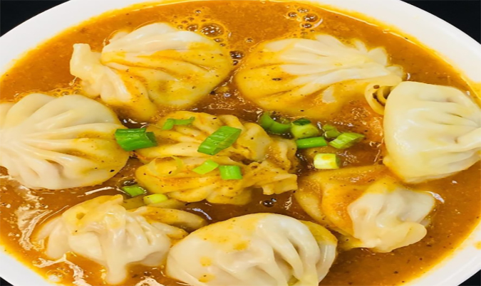 Goat Jhol Momo - Momo in Goat Soup
