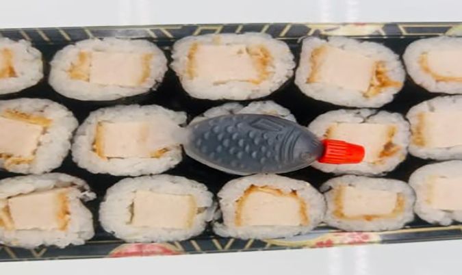 Chicken baby sushi