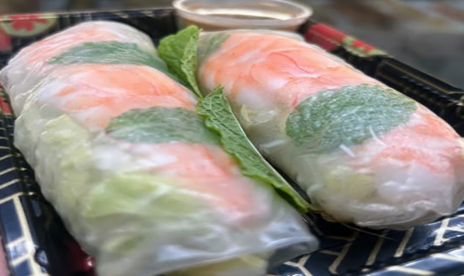 Ebi ( prawn) Rice paper roll