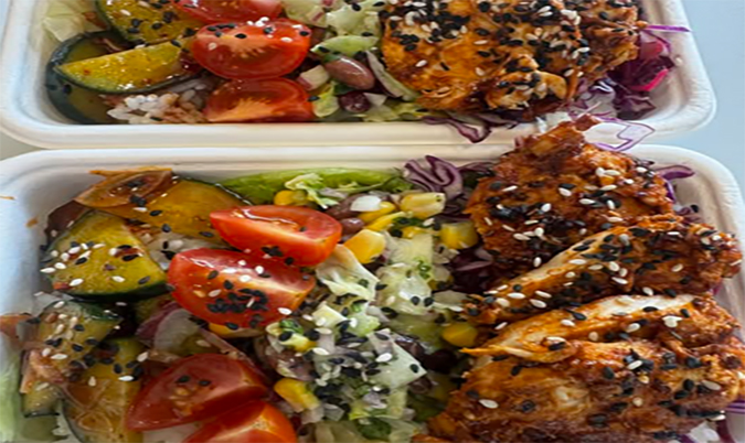 Spicy Chicken Bento Bowl