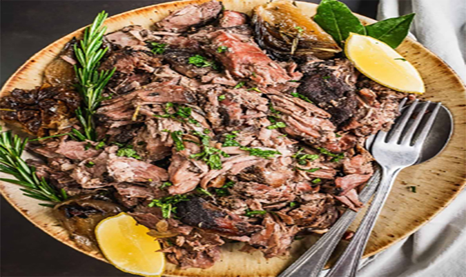 Middle Eastern Pulled Lamb Pita