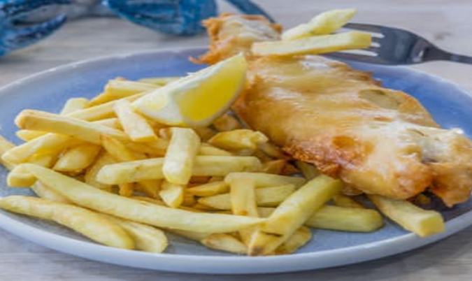 Battered Fish and Chips