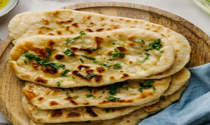 Butter Naan (with sesame seeds)