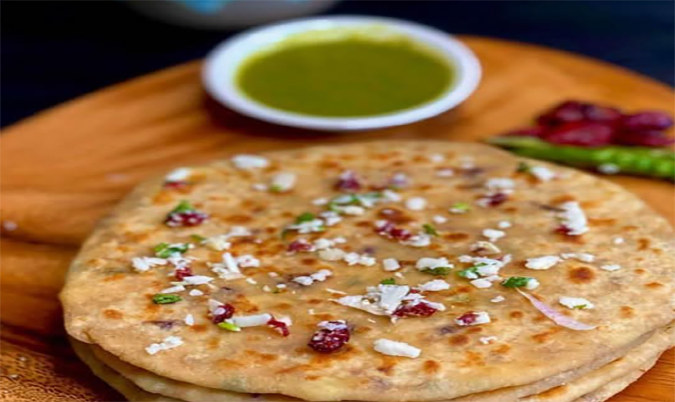 Paneer Methi Parantha