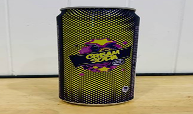 Cream soda can