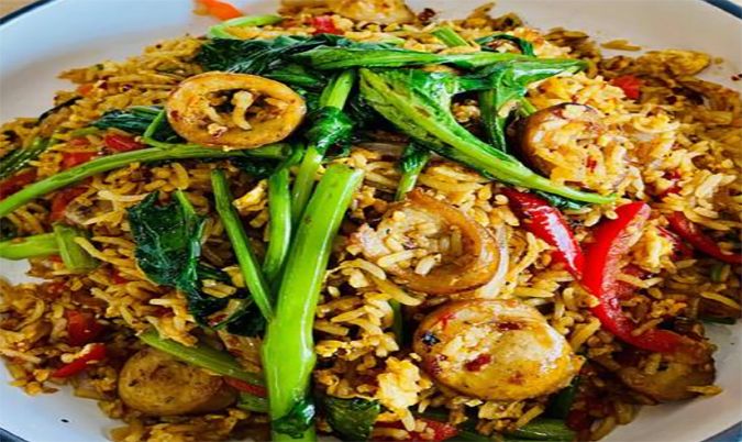 Mixed mongolian rice (M)