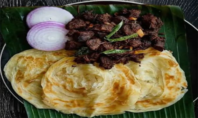 Wildboar curry & paratha