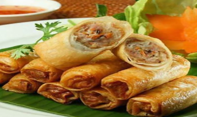 Fried Pork Spring Rolls (4)
