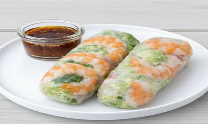 Pork and Prawn Rice Paper Rolls (2)