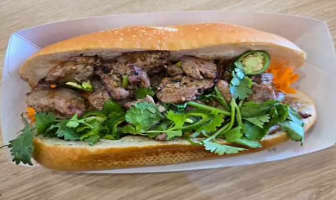 Lemongrass Beef Banh Mi