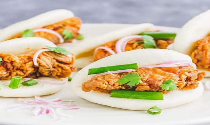 Fried Chicken Bao Bun
