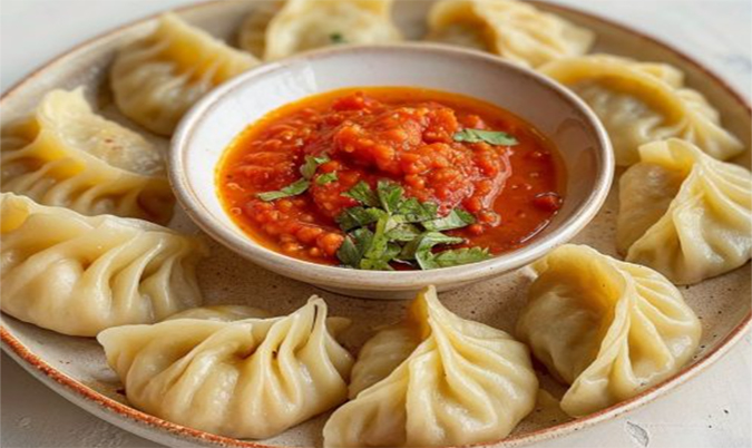 Steamed momos