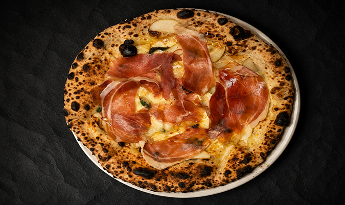 Pear and Prosciutto Pizza