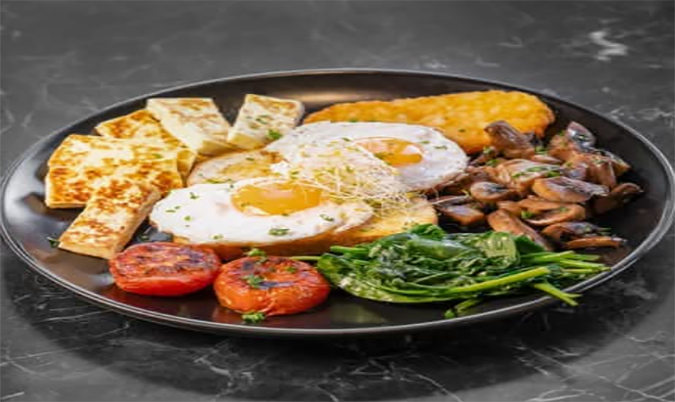 Vegetarian Breakfast Plate (V)