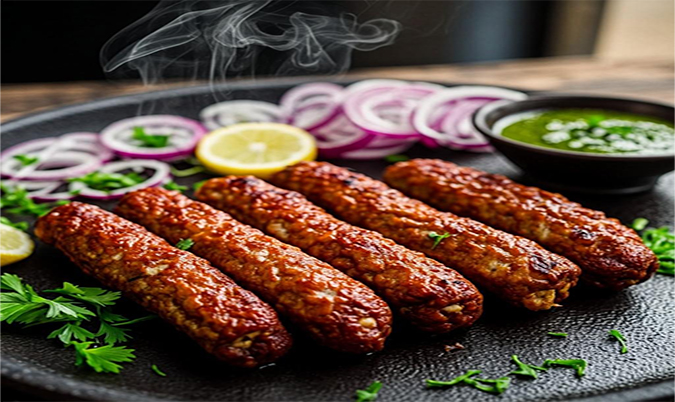 Lamb Seekh Kebab (4 pcs)