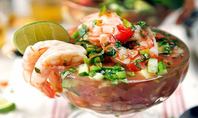 CEVICHE DE CAMARÓN CHILENO