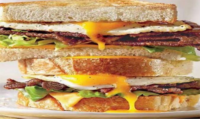 Egg Bacon Toastie